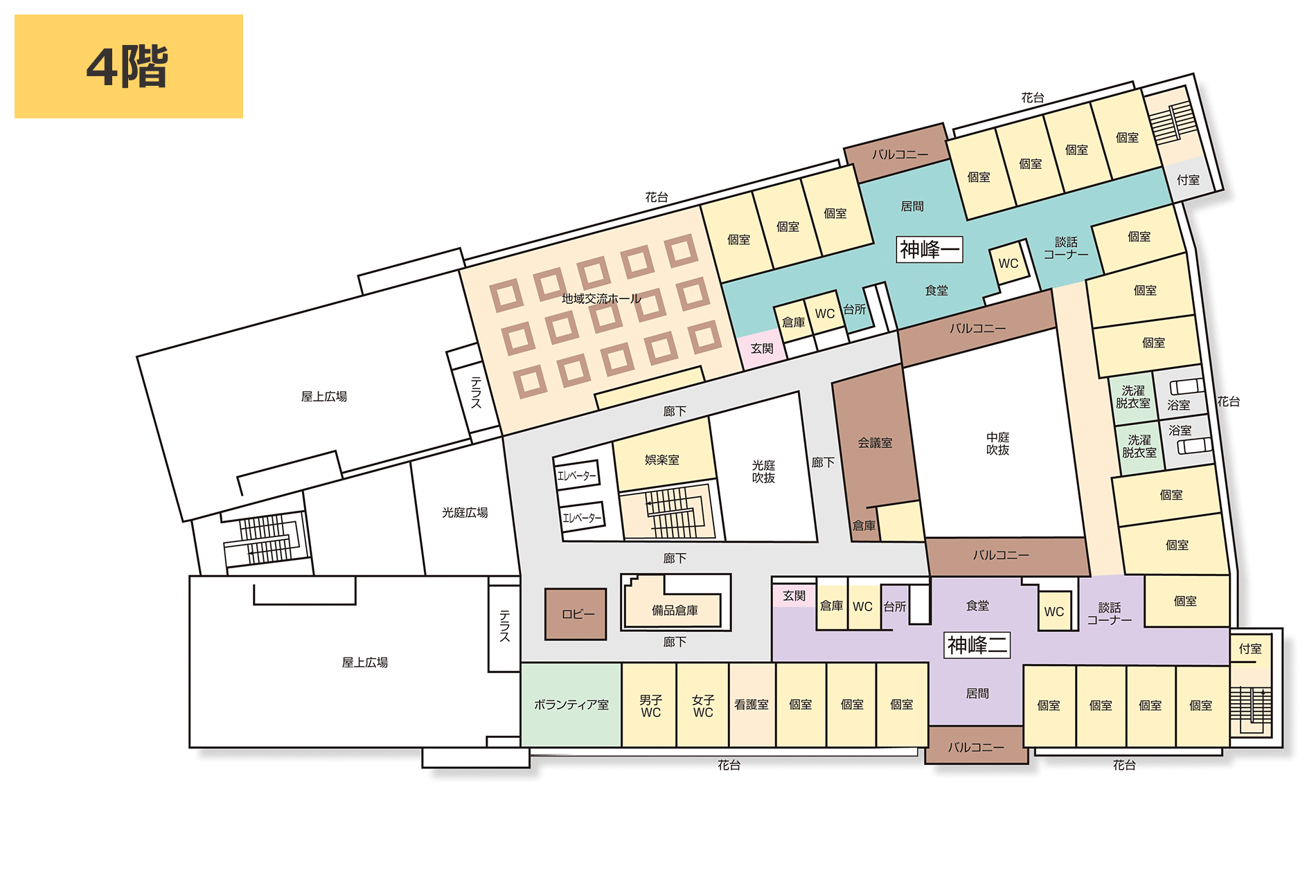 4階 平面図
