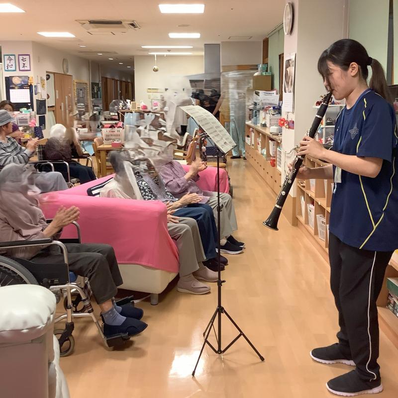 介護体験の学生さんが、デイサービス和来に来たぁー!!