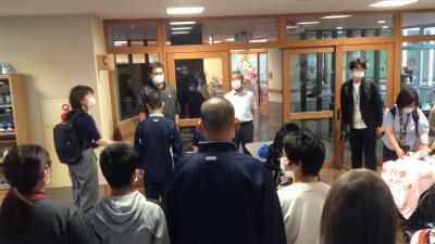 日立特別支援学校(中等部1年生)のみなさんが見学に来園されました!